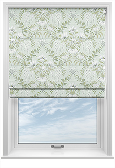 Laura Ashley Parterre, Sage - Roman Blind